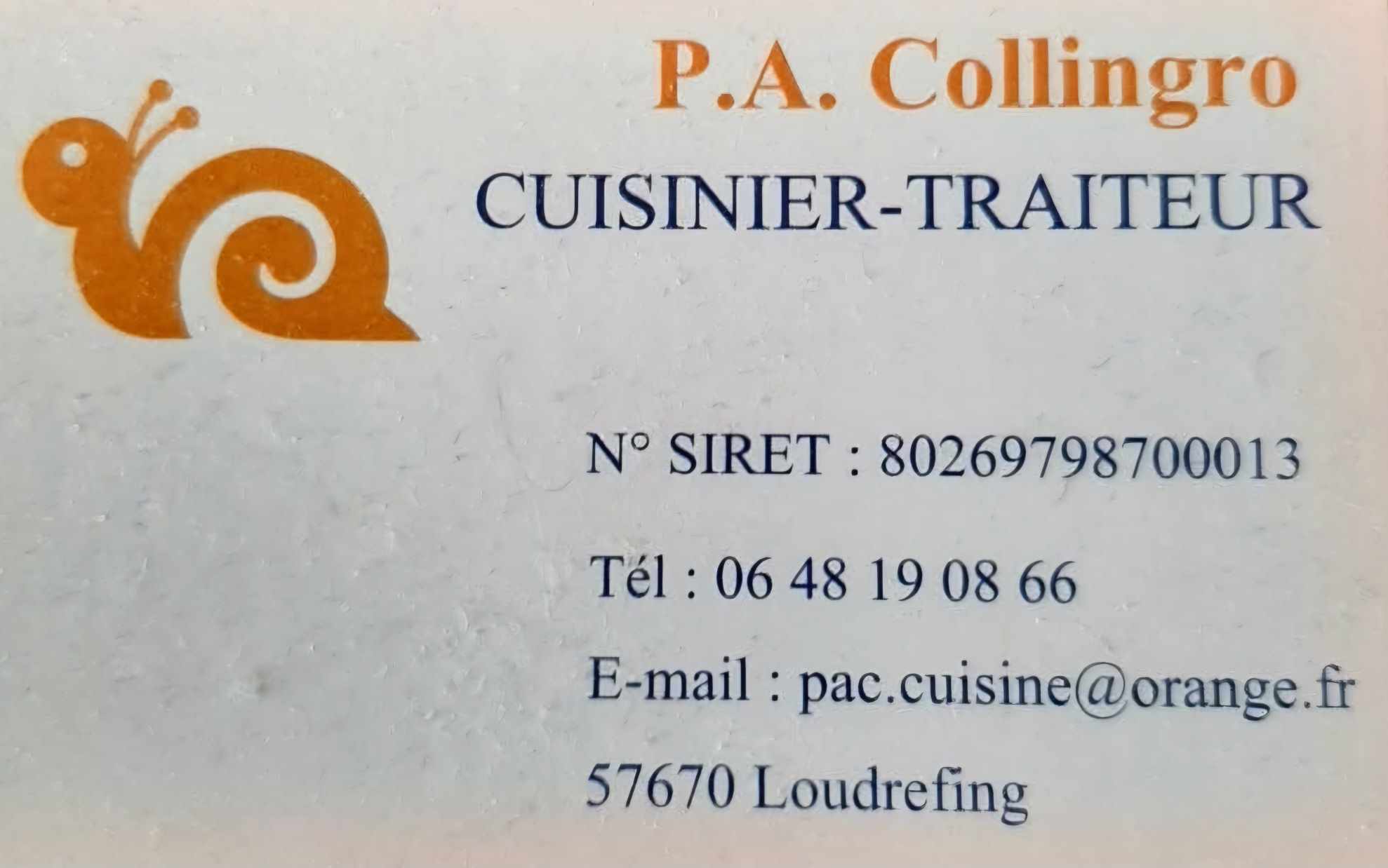 Logo de Traiteur Cuisinier COLLINGRO